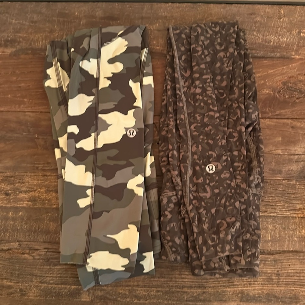 Lululemon 2 pair of leggings size 0